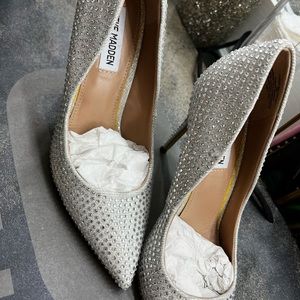 Steve Madden heels rhinestone size 8